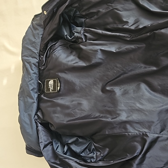 The North Face Goose Down Long Blue Coat Size Small - Picture 8 of 13